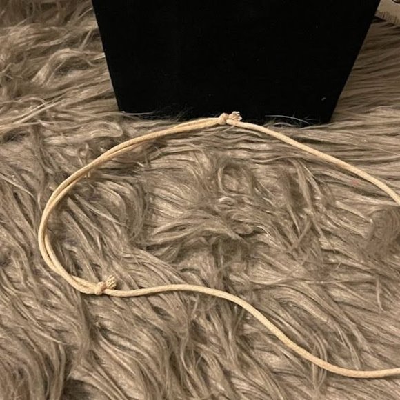 Fabric and Pearl Charm Necklace - Picture 4 of 4